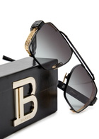 Balmain Eyewear Premier Aviator-style Sunglasses - Black - One Size