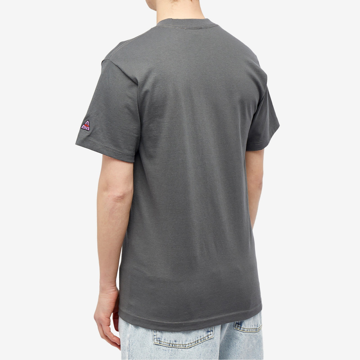 Creepz Men's O.T.T. Logo T-Shirt in Heather Grey