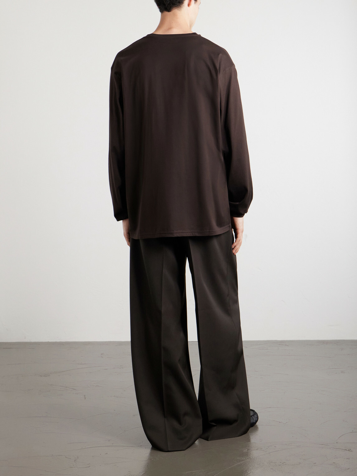 ssstein - Suvin Cotton-Jersey T-Shirt - Brown