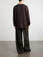 ssstein - Suvin Cotton-Jersey T-Shirt - Brown