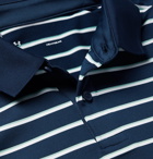 Under Armour - Performance Striped HeatGear Golf Polo Shirt - Navy