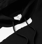 BURBERRY - Printed Loopback Cotton-Jersey Hoodie - Black