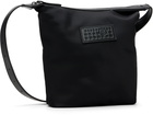 MM6 Maison Margiela Black Logo Patch Pouch
