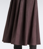 Velvet Belinda midi skirt