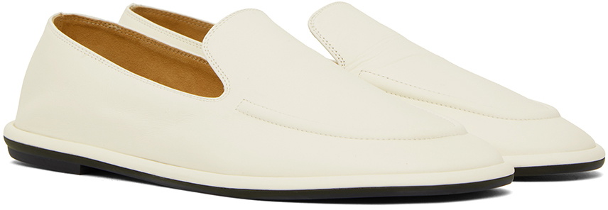 The Row Off-White Canal Loafers The Row The Row Off-White Canal Loafers The Row