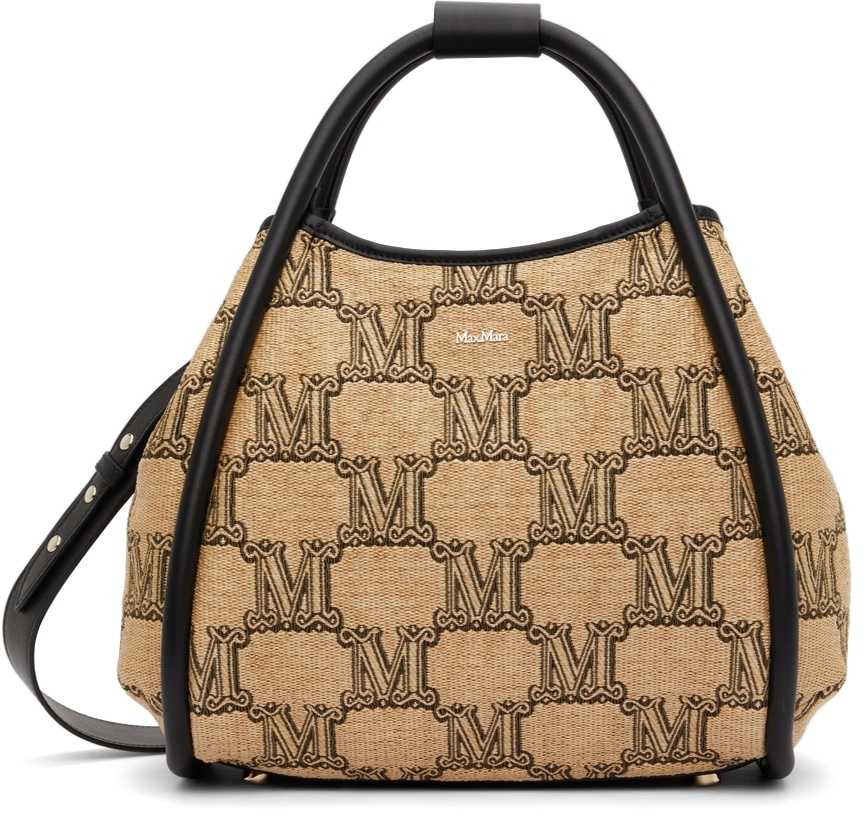 Panier Extra Large Straw Tote Bag in Beige - Max Mara