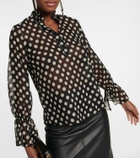 Nili Lotan - Printed silk blouse