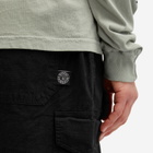 Good Morning Tapes Men's Recycled Ripstop Cargo Pants in Black
