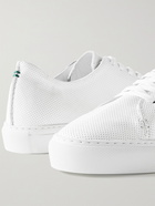 SID MASHBURN - Perforated Leather Sneakers - White