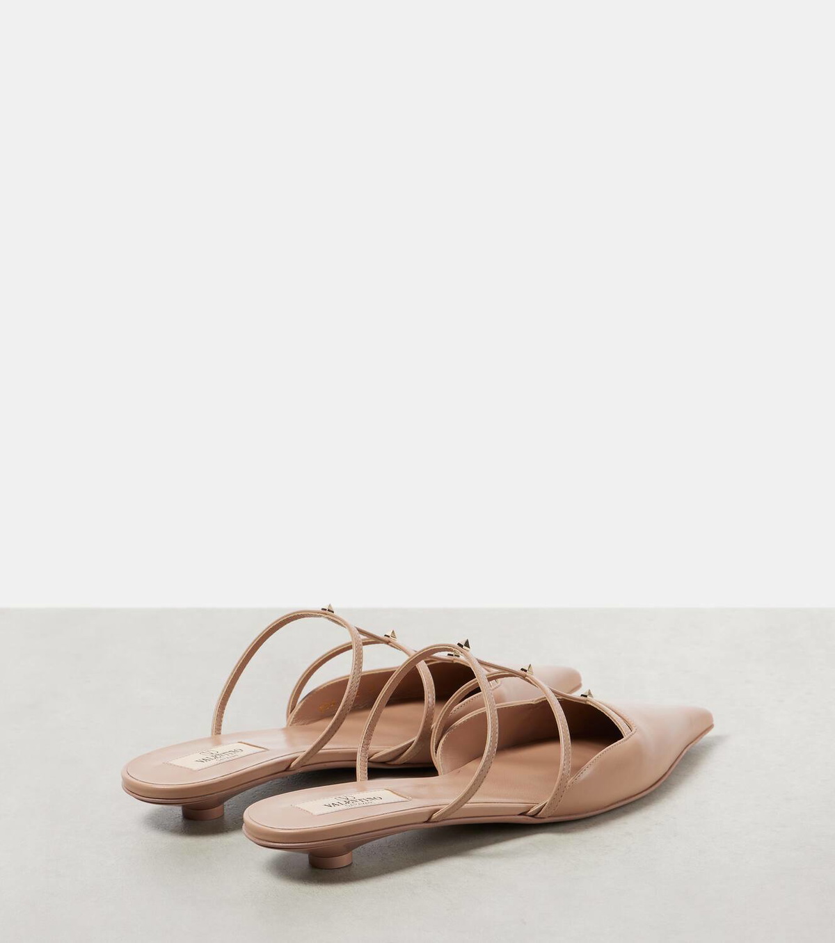Valentino Garavani Rockstud Wispy 20 leather mules