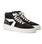 Fear of God - Suede, Leather and Canvas High-Top Sneakers - Black