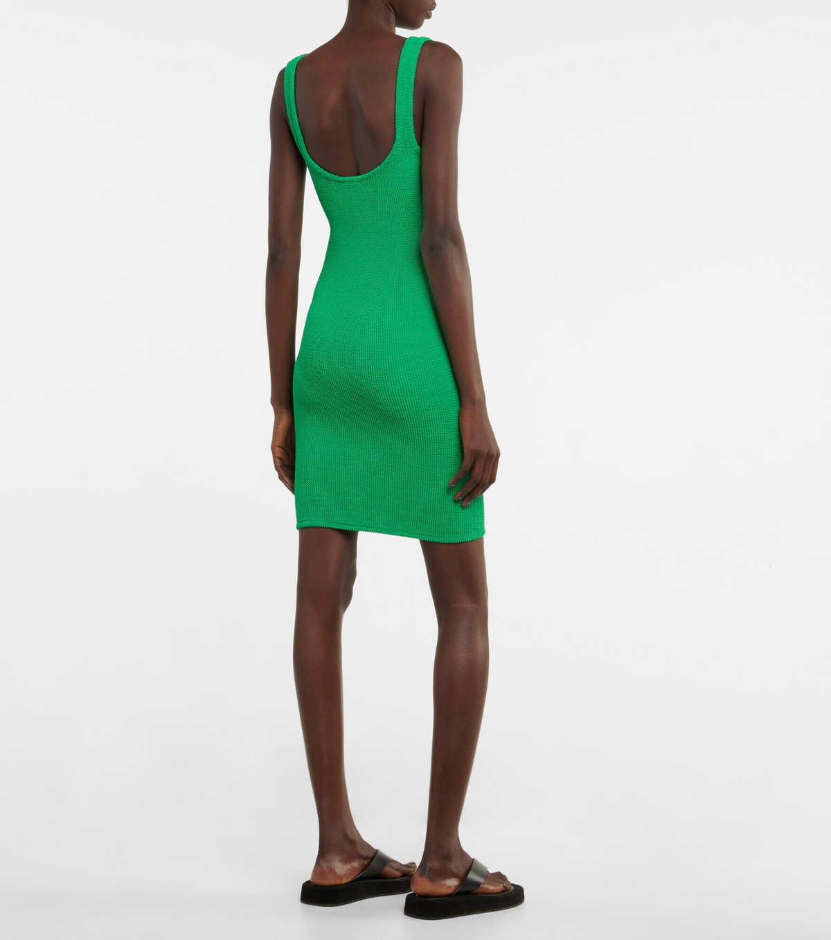 hunza g green dress One piece swimsuit