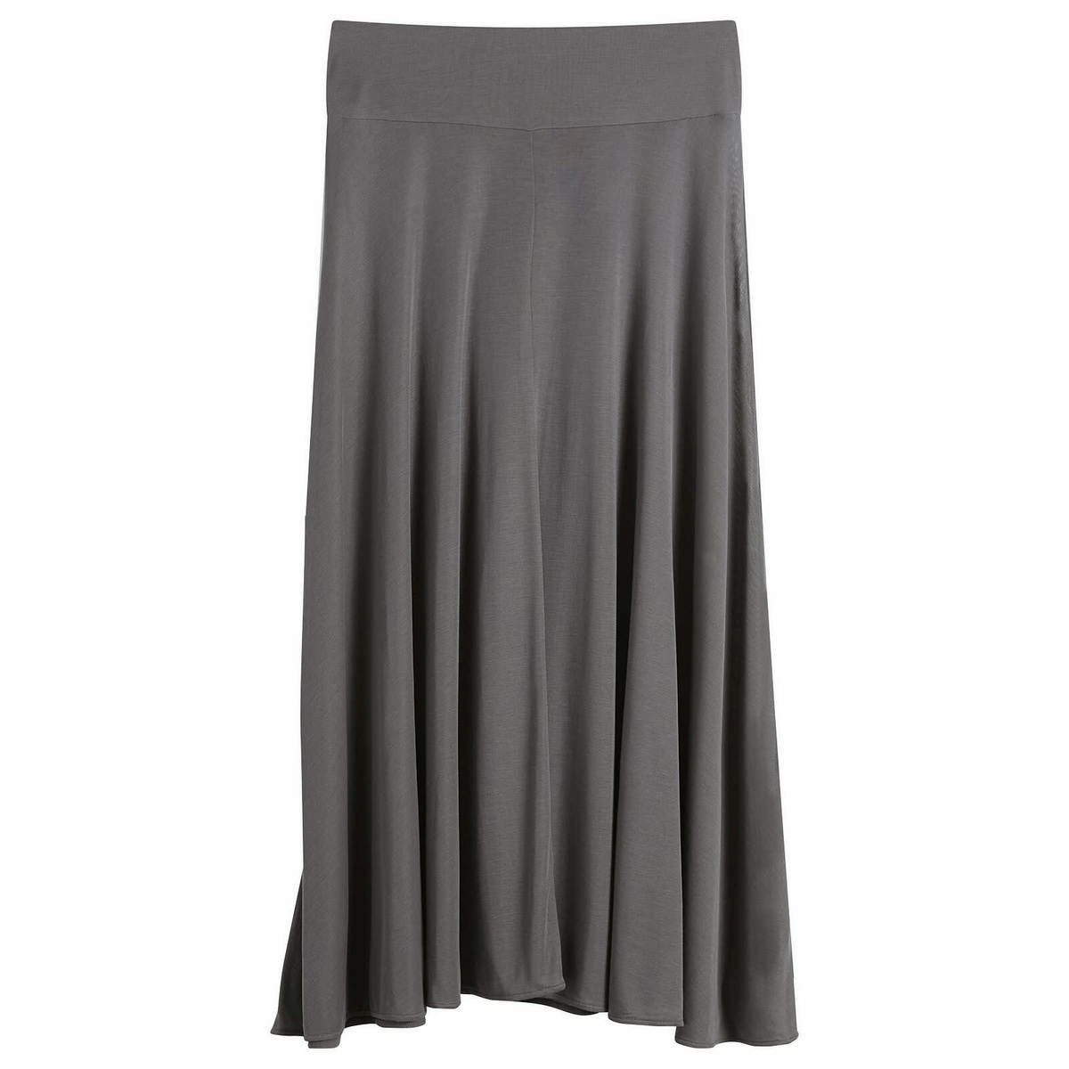 ST. Agni Women's Fluid Jersey Skirt in Soot