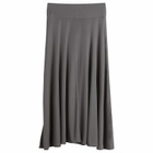 ST. Agni Women's Fluid Jersey Skirt in Soot