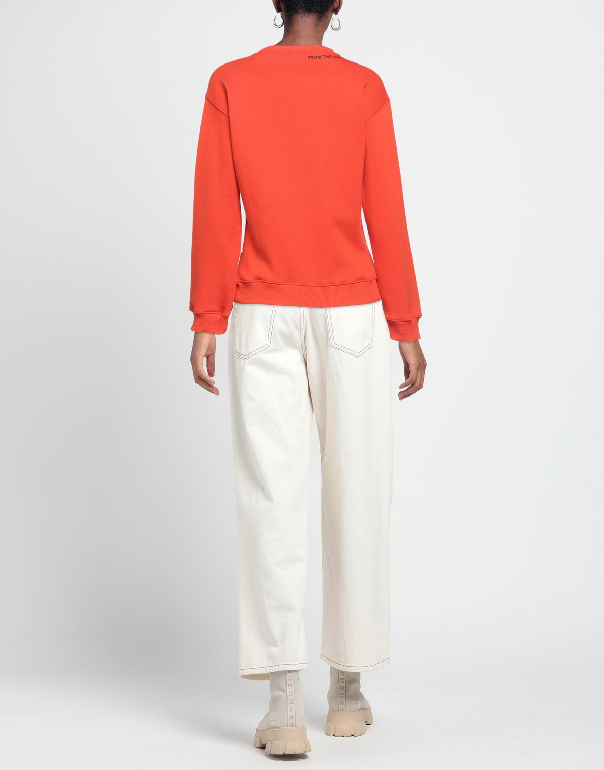Kangol Womens Sweatshirt in Tomato red