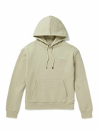 Jacquemus - Logo-Embroidered Organic Cotton-Jersey Hoodie - Neutrals