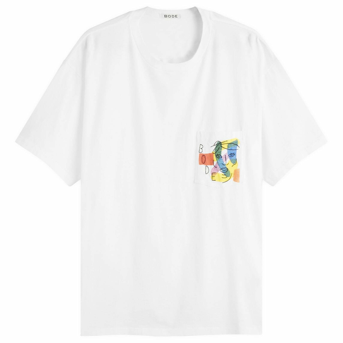 Bode White Tournament T-Shirt Bode