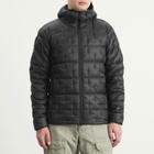 Haglöfs Men's Hede Down Hooded Jacket in True Black