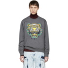 Kenzo Grey Limited Edition Dragon Tiger Sweatshirt