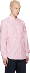 Noah Pink Lightweight Oxford Shirt