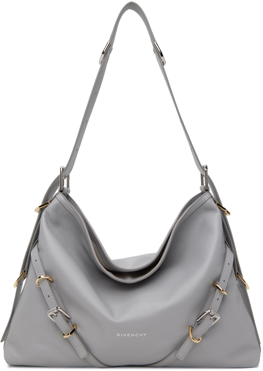 Givenchy Gray Medium Voyou Bag Givenchy