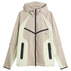 Nike Men's Tech Woven Pro Oversized Jacket in Cream/Volt Tint/Black