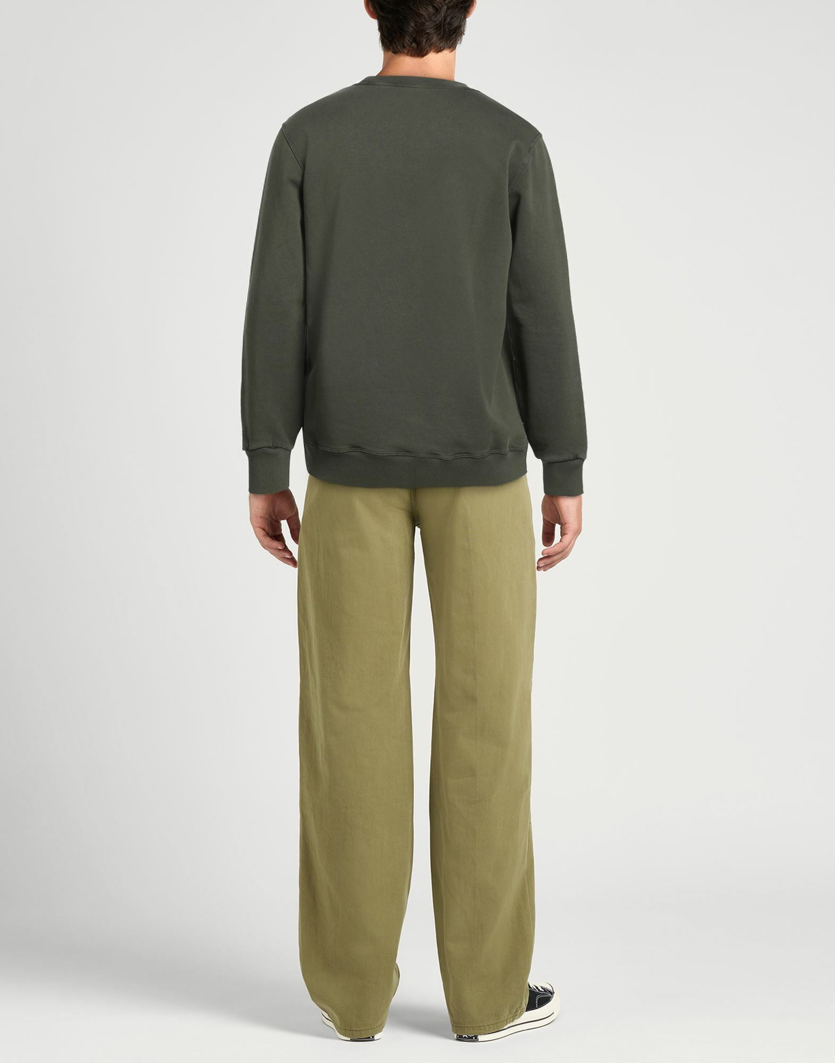 Dondup Mens Sweatshirt Military in Green