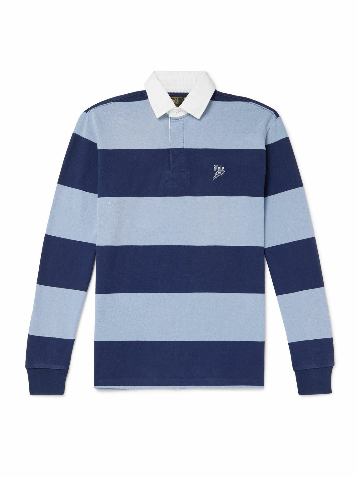 Polo Ralph Lauren - Logo-Embroidered Striped Cotton-Jersey Rugby