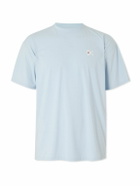 DISTRICT VISION - Logo-Print Stretch-Jersey T-Shirt - Blue