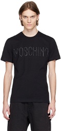 Moschino Black Embroidered T-Shirt