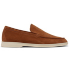 Loro Piana - Summer Walk Suede Loafers - Brown