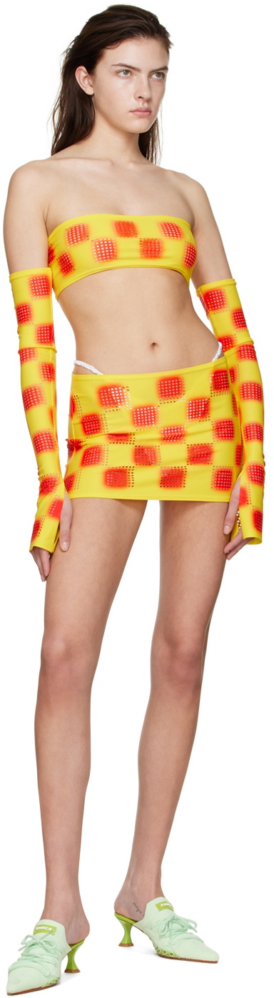 FAL-ASH Yellow Polyester T-Shirt
