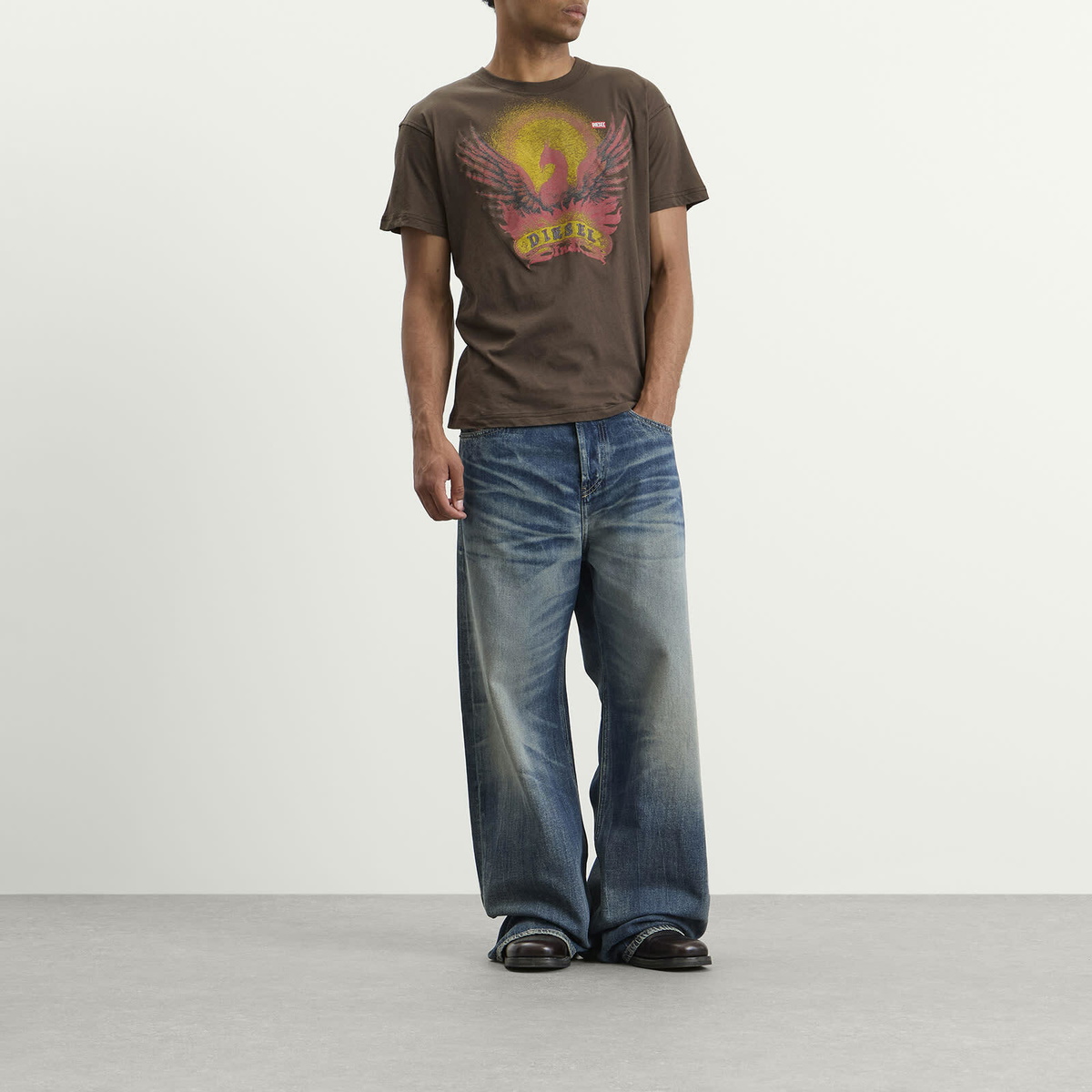 Diesel Men's Pheonix T-Shirt in Wren