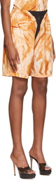 Sia Arnika Orange Polyester Shorts