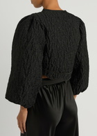 Sister Jane Paddock Jacquard Cloque Jacket Black