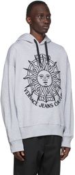 Versace Jeans Couture Grey Sunflower Garland Hoodie