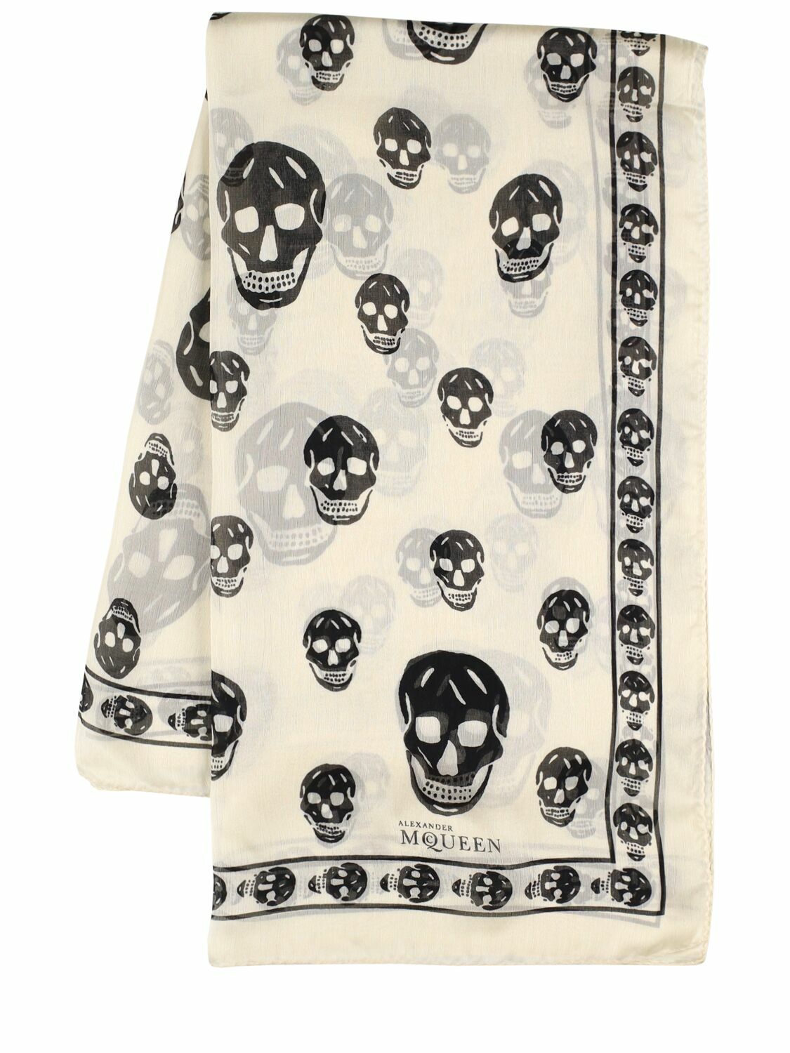 【送料&関税込】Alexander McQueen Fo Biker 90x90 Twill Silk Alexander McQueen Fo Biker 90x90 Twill Silk Alexander McQueen