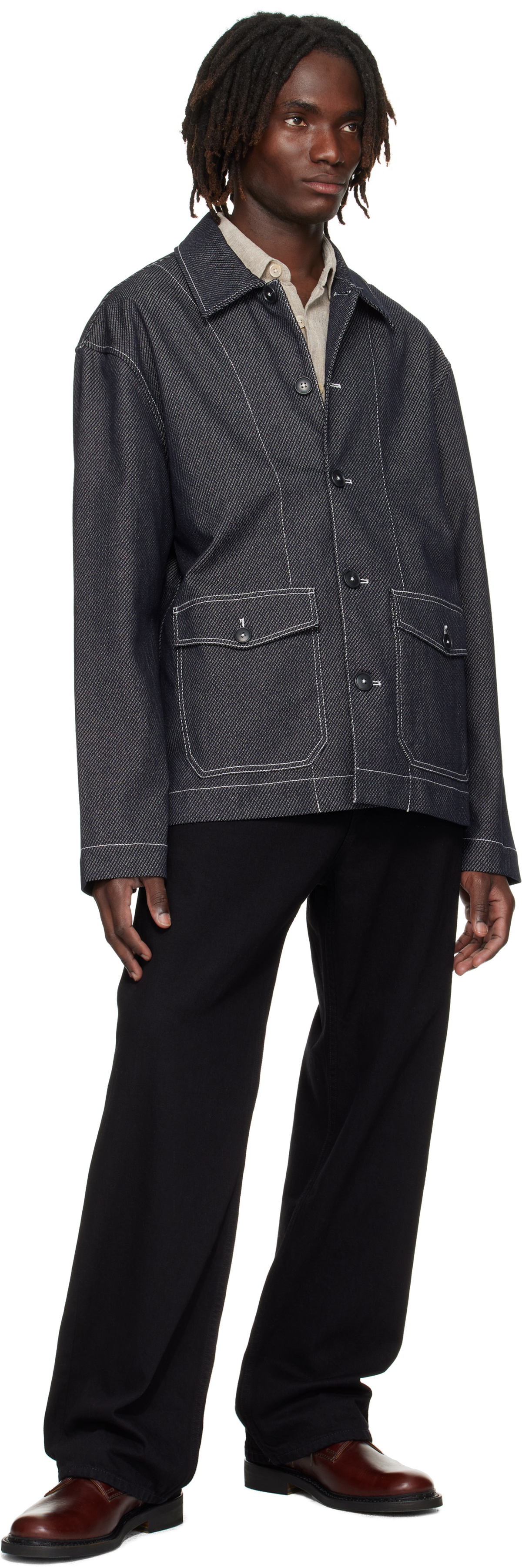 COMMAS Black Twill Denim Jacket