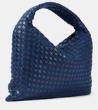 Bottega Veneta Hop Large denim and leather tote bag