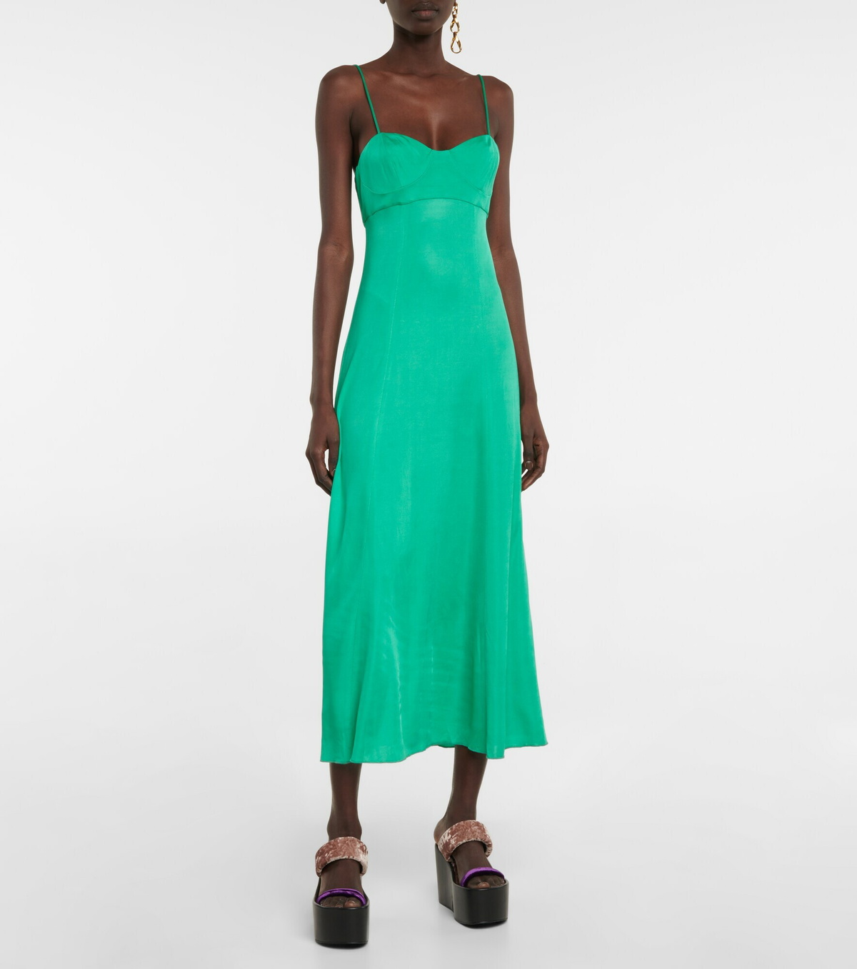 Dries Van Noten - Jersey midi dress Dries Van Noten
