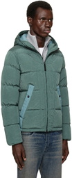 Stone Island Green 4100019 Nylon Metal Down Jacket