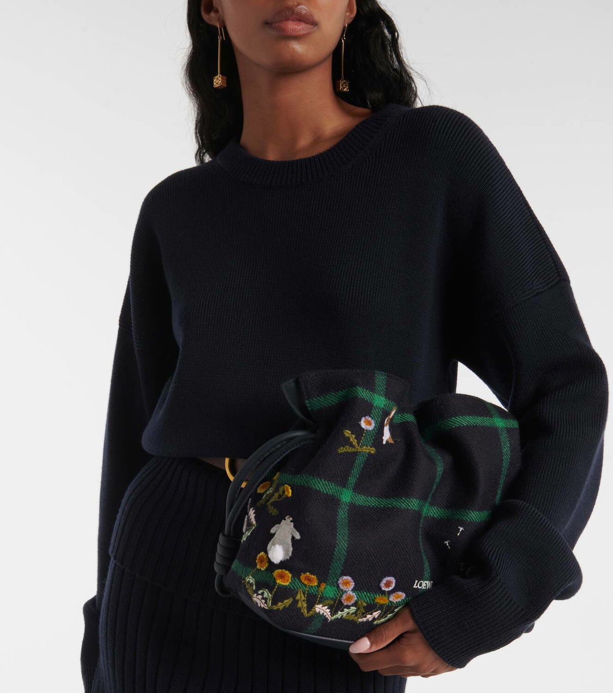 Loewe x Suna Fujita Flamenco Bunnies Small clutch Loewe