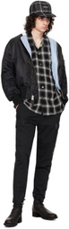 the Shepherd UNDERCOVER Black & Gray Check Shirt