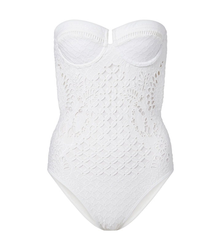 Photo: Zimmermann Indra embroidered swimsuit