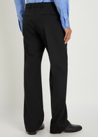 Valentino Garavani Straight-leg Wool Trousers Black