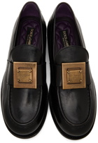 Dolce & Gabbana Black Mino Loafers