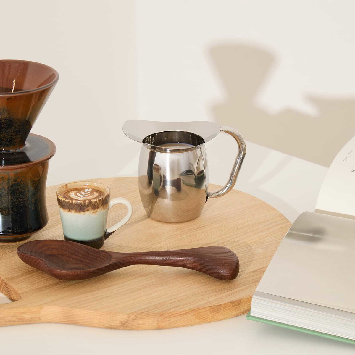 HAY Indian Steel Pitcher - X-Small in Stainless Steel 