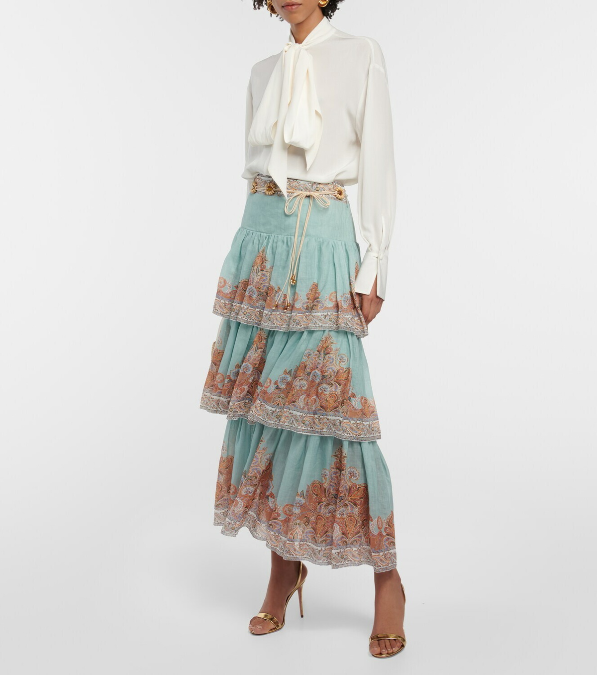 Zimmermann Devi tiered maxi skirt Zimmermann