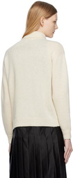 Cawley Off-White Rib Turtleneck