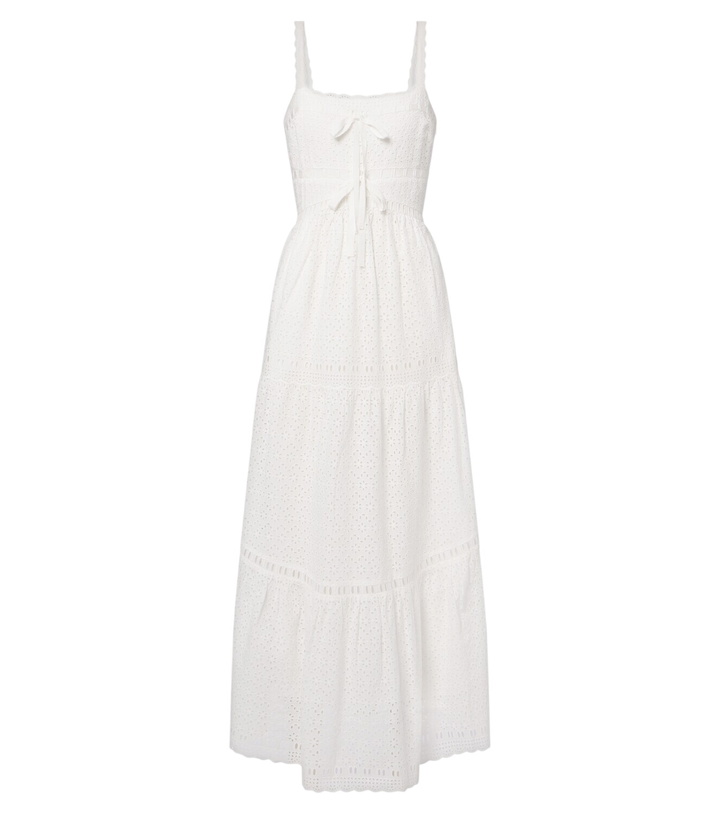 Photo: Ulla Johnson Constance broderie anglaise midi dress